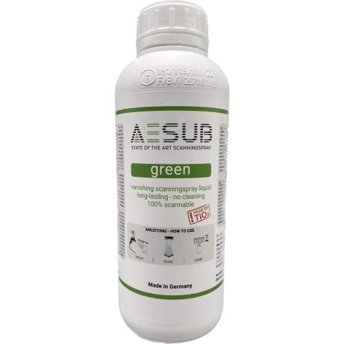 AESUB Green - 1 L, Sublimazione in circa 6 ore, Per utilizzo con pistola ad aria Immagine del prodotto