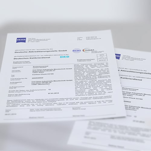 Calibrazione DAkkS, grado 0, per calibro a passi 0-300 mm Immagine del prodotto