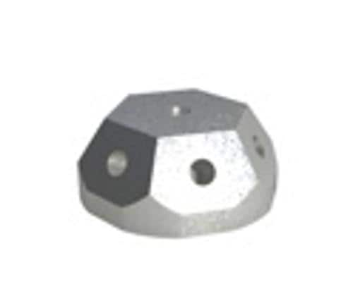 Cubo, M5, B15, 6 vie 60°, forma 30°, titanio Immagine del prodotto Front View L