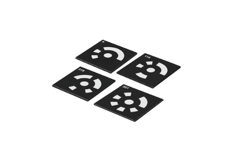 Marker 5.0 mm, magnetici, codifica 8 &ndash; 112, punto bianco Immagine del prodotto