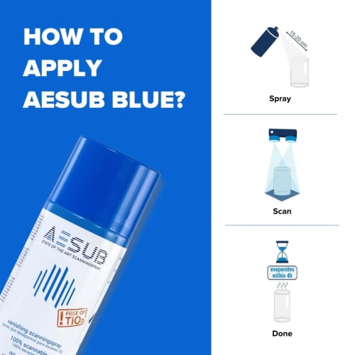 AESUB Blue - 12 bombolette, Sublimazione in circa 4 ore Immagine del prodotto Back View L
