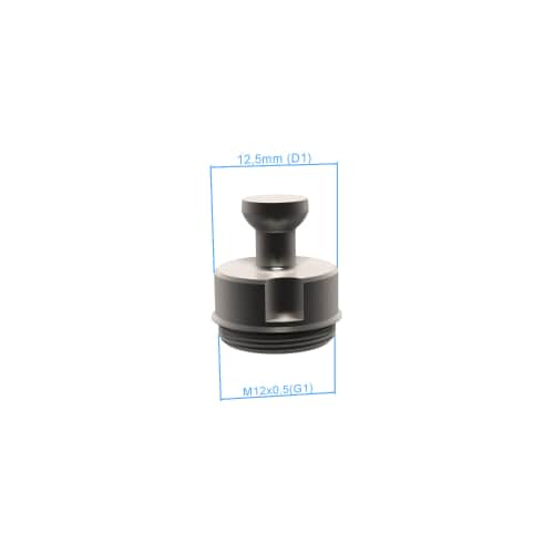 Bullone a disco con prigioniero - M12x0,5, AF25, 5 pezzi Immagine del prodotto Back View L