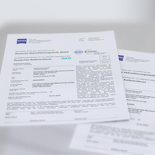 Calibrazione DAkkS, grado 1, per calibro a passi 0-1540 mm Immagine del prodotto