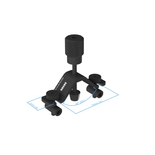 Sistema di bloccaggio per Blocco a V 90&deg; Immagine del prodotto Back View L