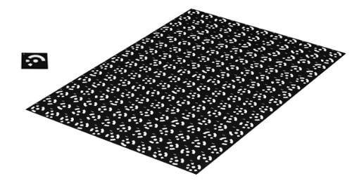 Marker 0.8 mm, ades. media, codifica 8 &ndash; 427, punto bianco Immagine del prodotto