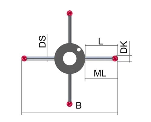 Stilo stella MINI, M3 XXT, sistema chiusura Immagine del prodotto Front View L