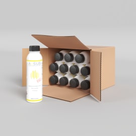 AESUB Yellow - 12 bombolette, Sublimazione in circa 6 ore, Per utilizzo con aerografo Immagine del prodotto