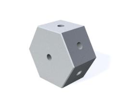 Cubo, M5, B20, 6 vie 60° Immagine del prodotto