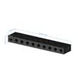 Piastra Base - 25x250x300mm, AF25 Immagine del prodotto Back View S