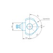 Term.doppio, W1 45°, W2 45°, DG11 Immagine del prodotto