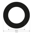 0,4 mm, non codificati,  punto bianco, adesivit&agrave; alta, resistenti a temperature elevate, 3000 marker Immagine del prodotto