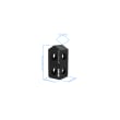 Barra quadra Delta 120&deg; - 25x25x56,25mm, AF25 Immagine del prodotto Back View S