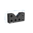 Blocco a V 90&deg; - 100x25x50mm, magnetico, AF25 Immagine del prodotto Back View S
