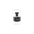 Bullone a disco con prigioniero - M12x0,5, AF25, 5 pezzi Immagine del prodotto Back View S