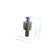Bullone con filettatura lunga - M6, AF25, 10 pezzi Immagine del prodotto Back View S