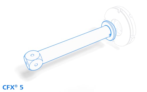 Prolunghe dirette piattelli VAST, CFX 5