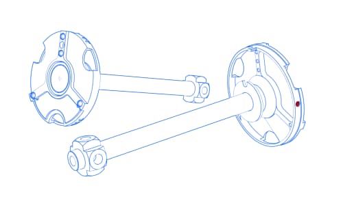 Piattelli VAST XXT, TL3, con prolunga diretta, con cubo